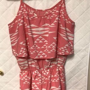 Pink romper